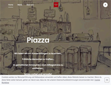 Tablet Screenshot of piazza-bar.ch